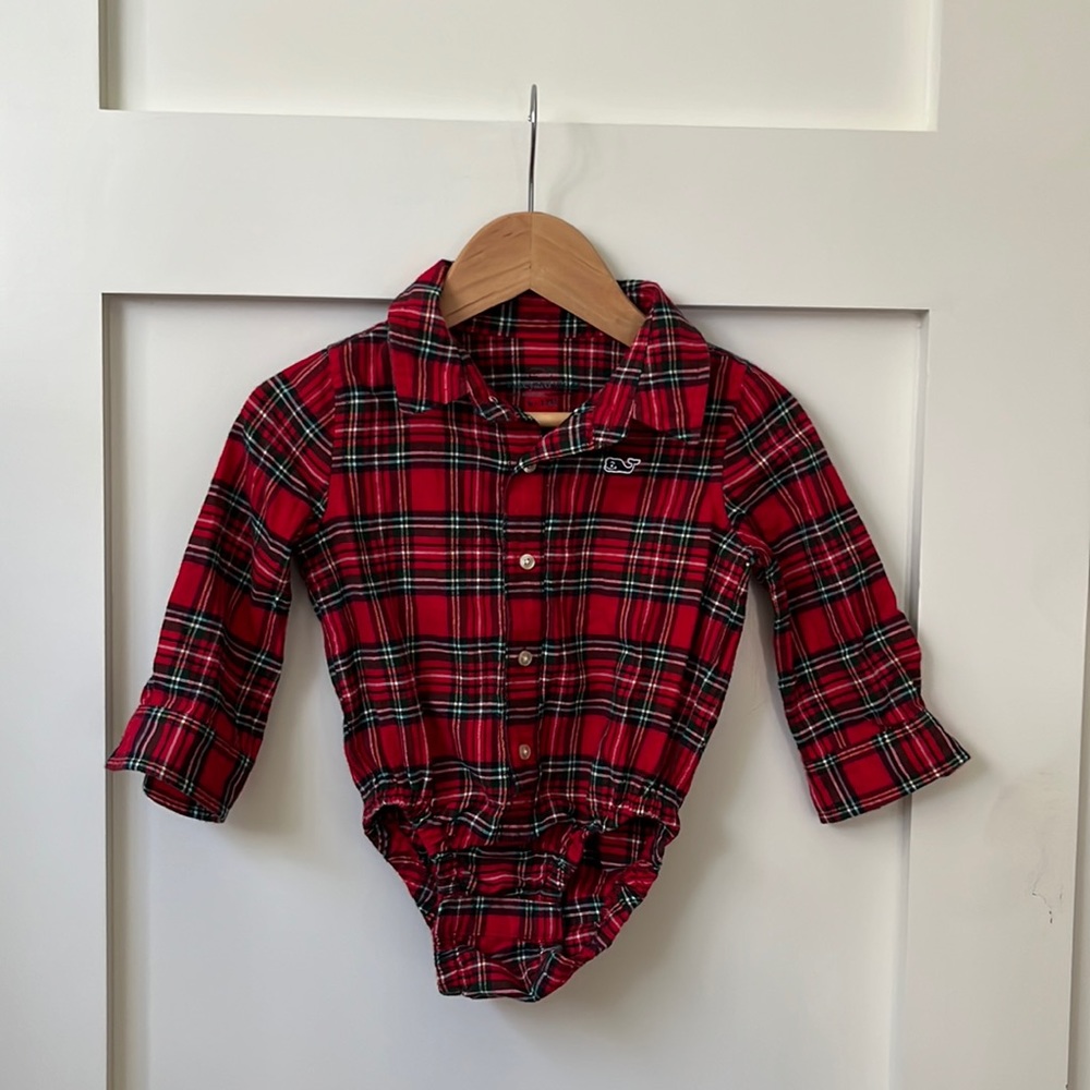 VINEYARD VINES Flannel Bodysuit